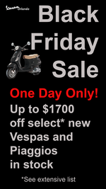 Vespa Orlando Black Friday Sale!